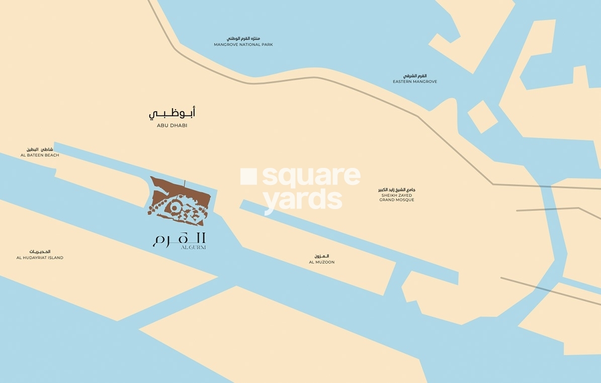 Al Gurm Resort Location Image