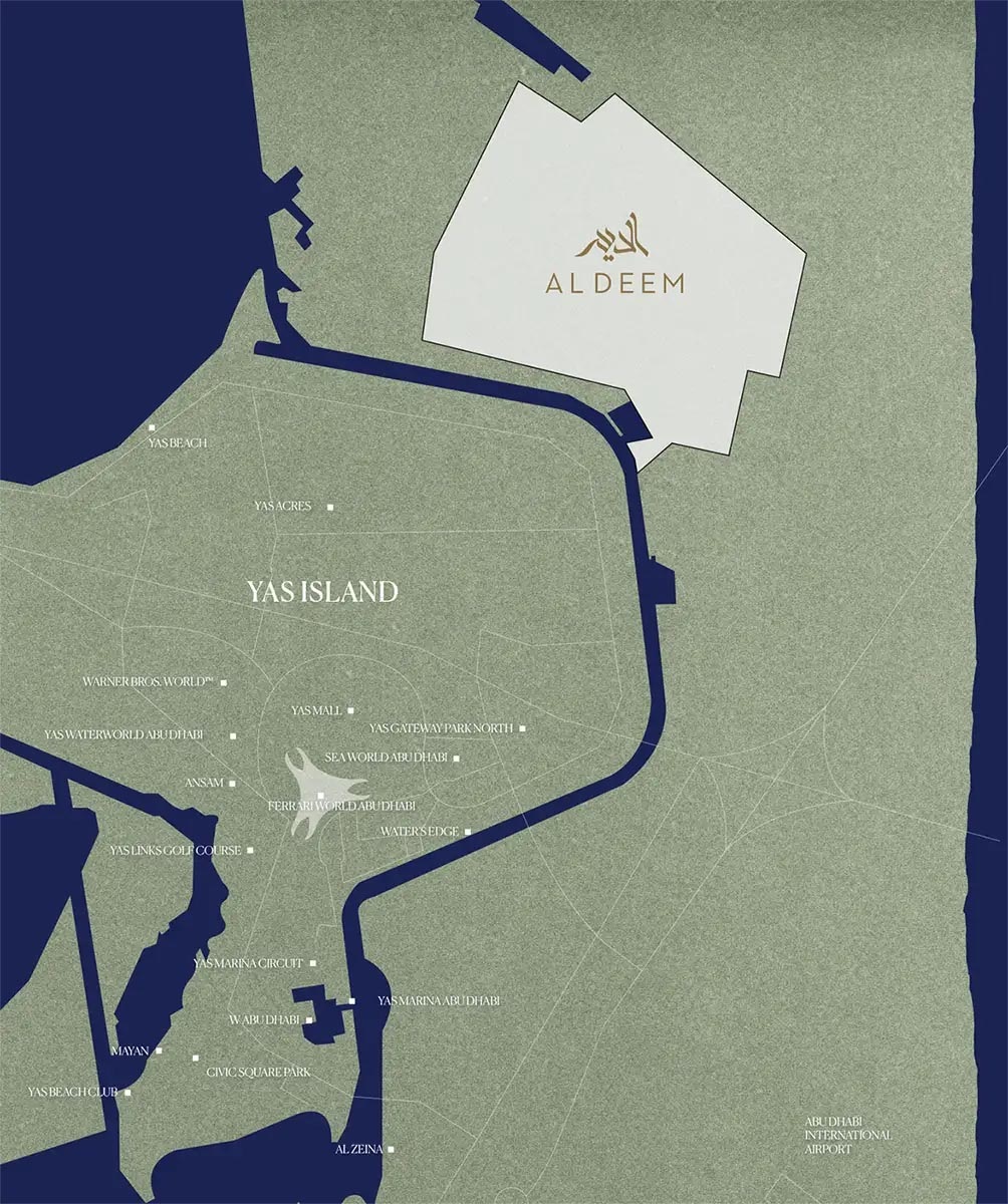 Aldar Al Deem Townhomes Location Image