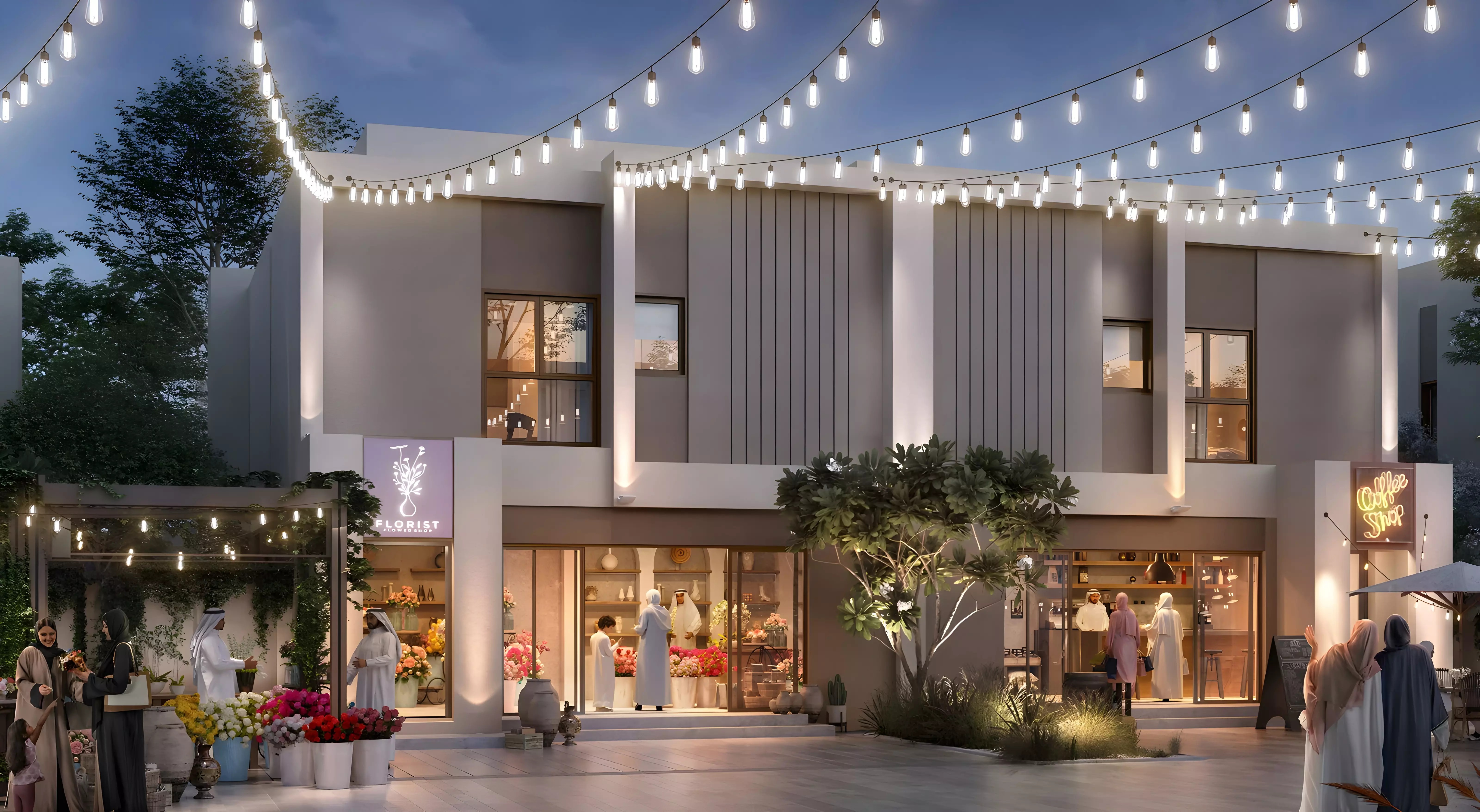 Aldar Al Deem Townhomes Villa View