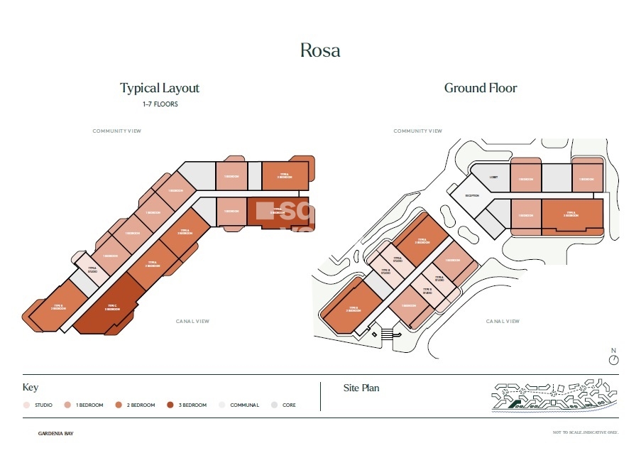 Aldar Gardenia Bay Apartments Floor Plans