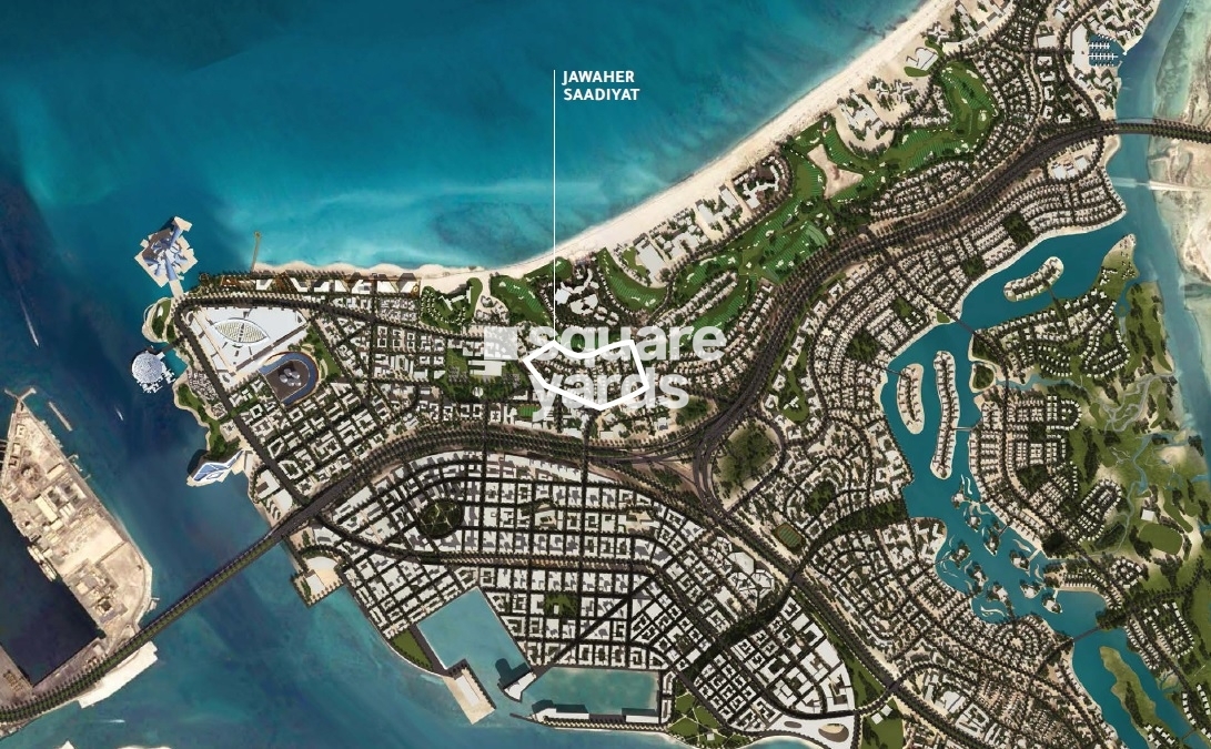 Aldar Jawaher Al Saadiyat Location Image