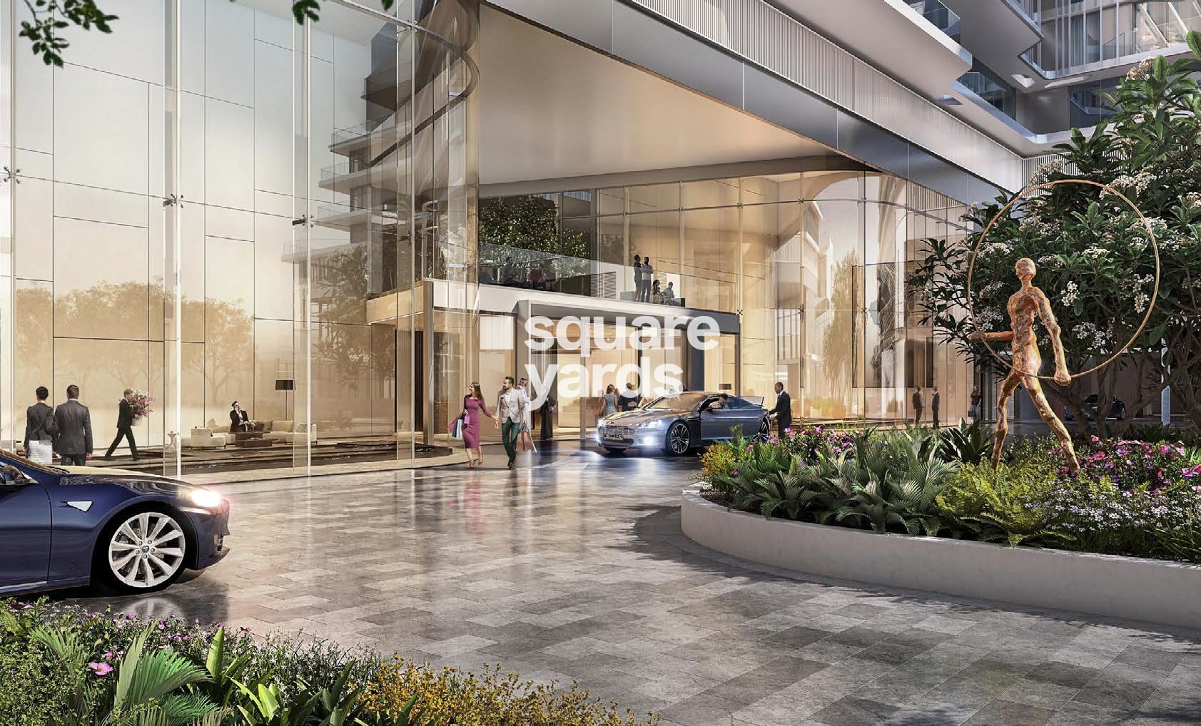 Aldar Louvre Residences Entrance View