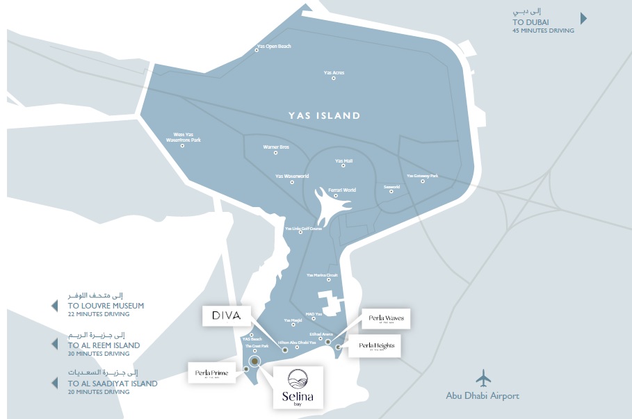 Aldar Selina Bay Location Image