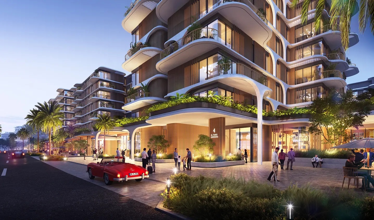 Aldar The Beach House Fahid Apartment Exteriors