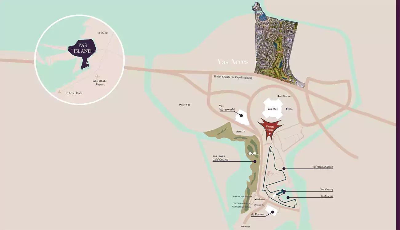 Aldar The Magnolias Location Image