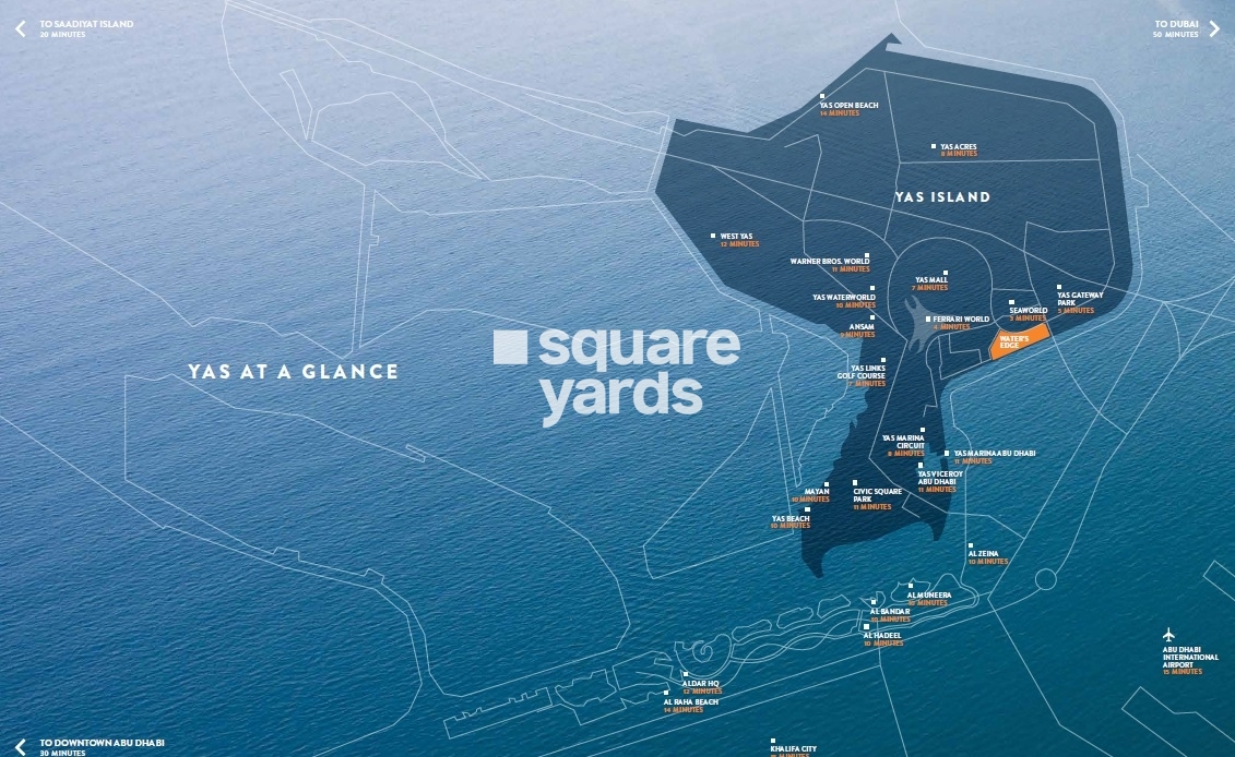 Aldar Waters Edge Location Image