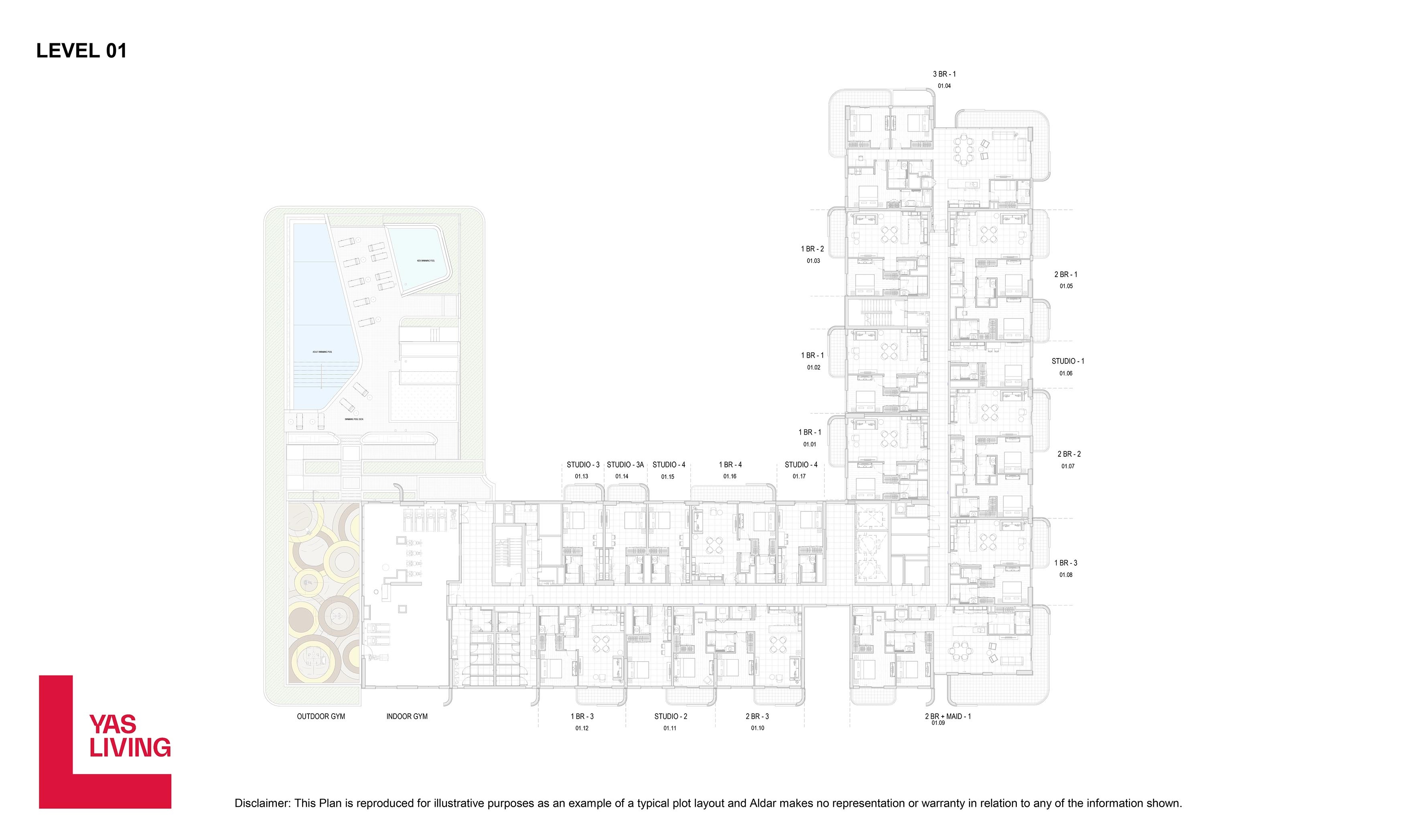 Aldar Yas Living Floor Plans