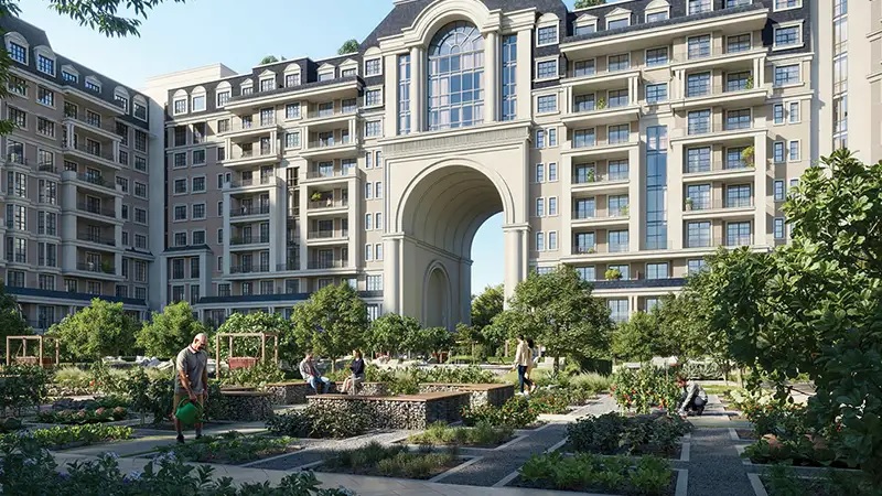 Burtville Bab Al Qasr Garden Residence 66 Apartment Exteriors