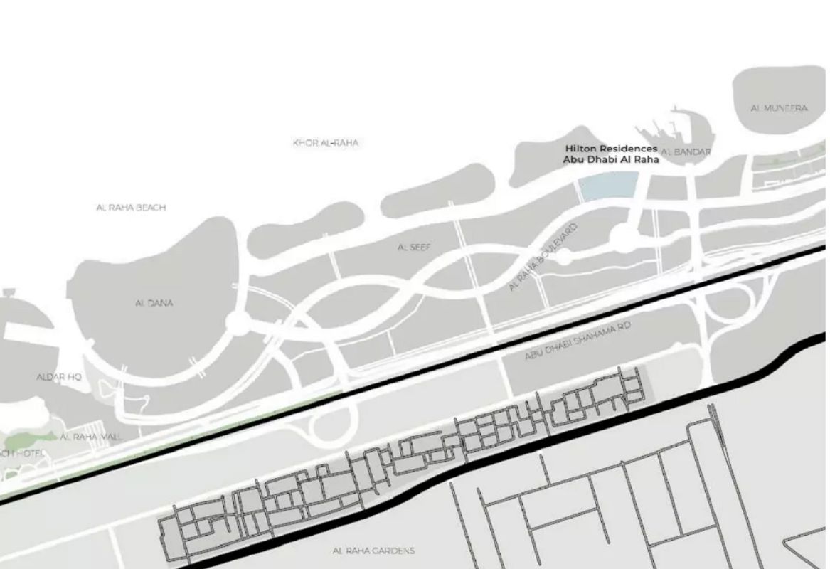 Emirates Hilton Residences Location Image