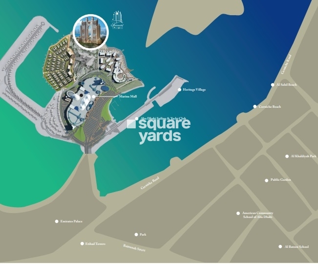 Fairmont Marina Residences Location Image