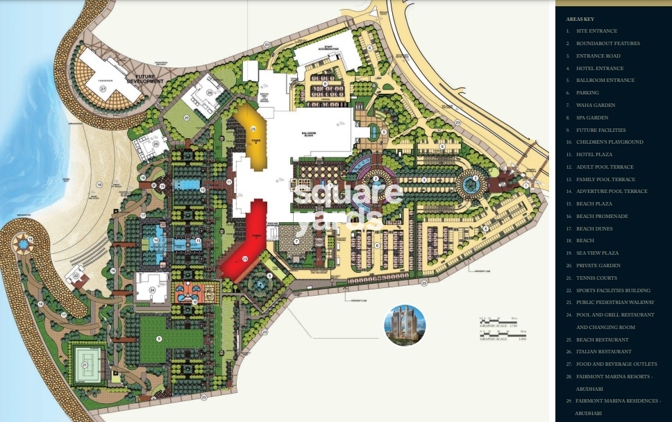 Fairmont Marina Residences Master Plan Image