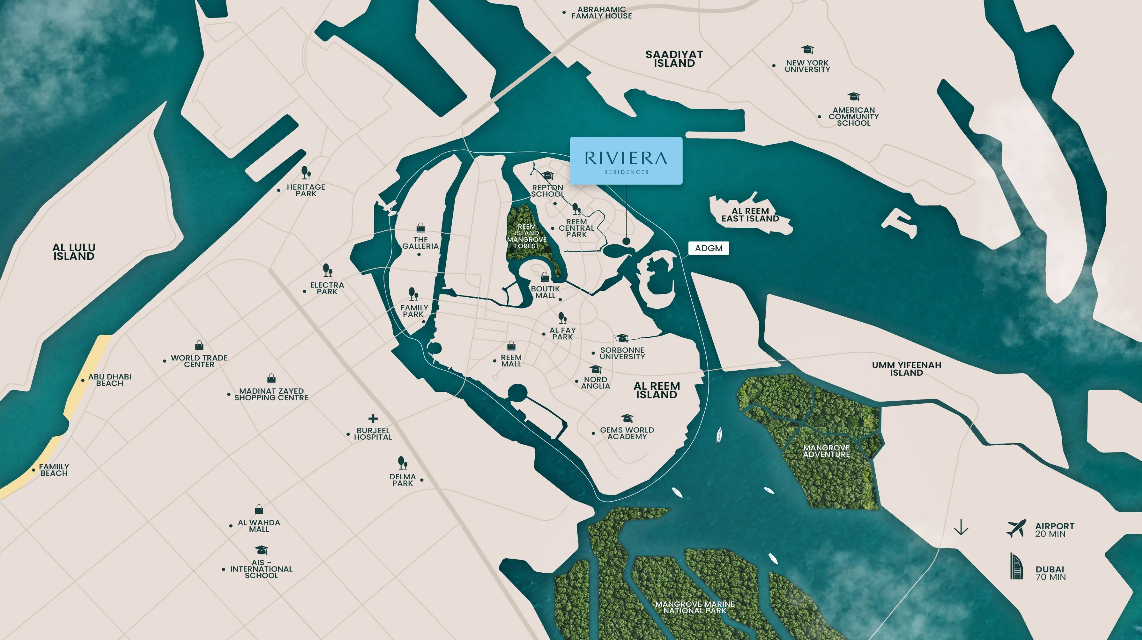 Mered Riviera Residences Location Image