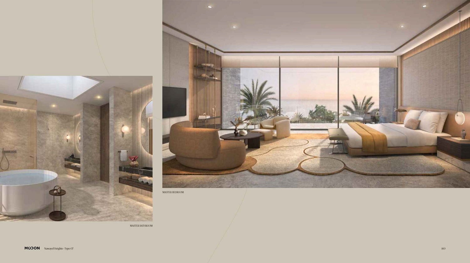 Modon Nawayef West Heights Apartment Interiors