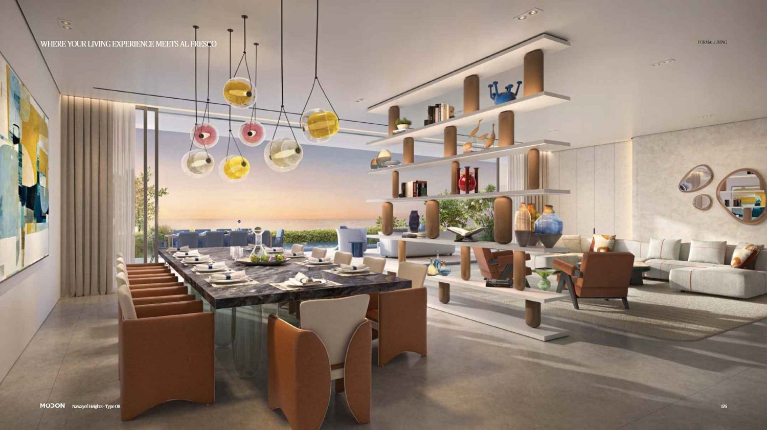 Modon Nawayef West Heights Apartment Interiors