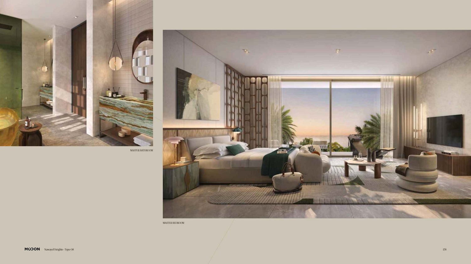 Modon Nawayef West Heights Apartment Interiors