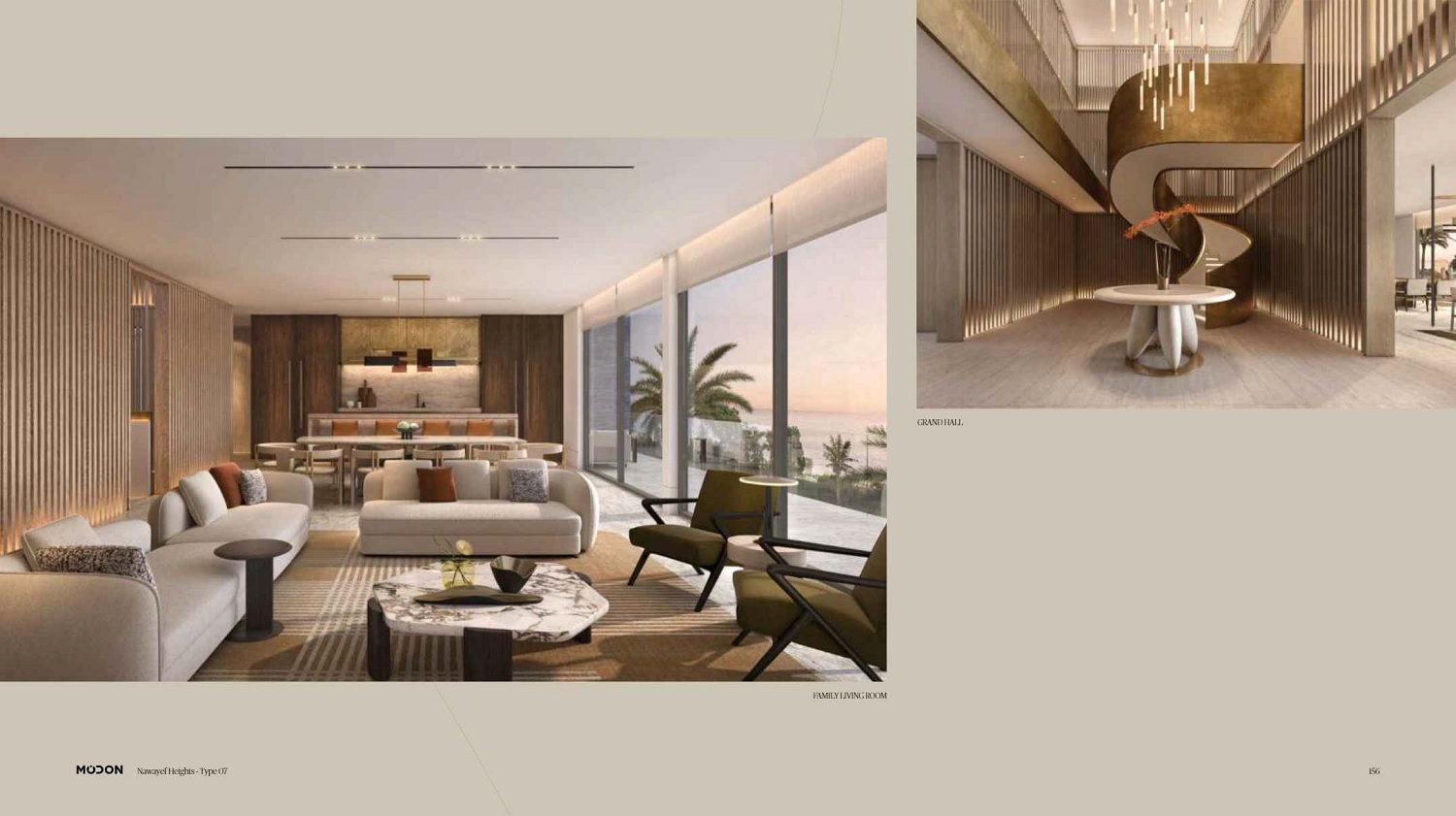 Modon Nawayef West Heights Apartment Interiors