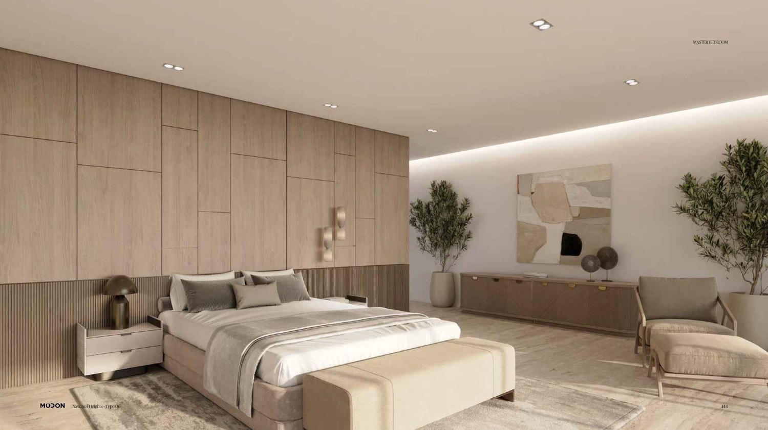 Modon Nawayef West Heights Apartment Interiors