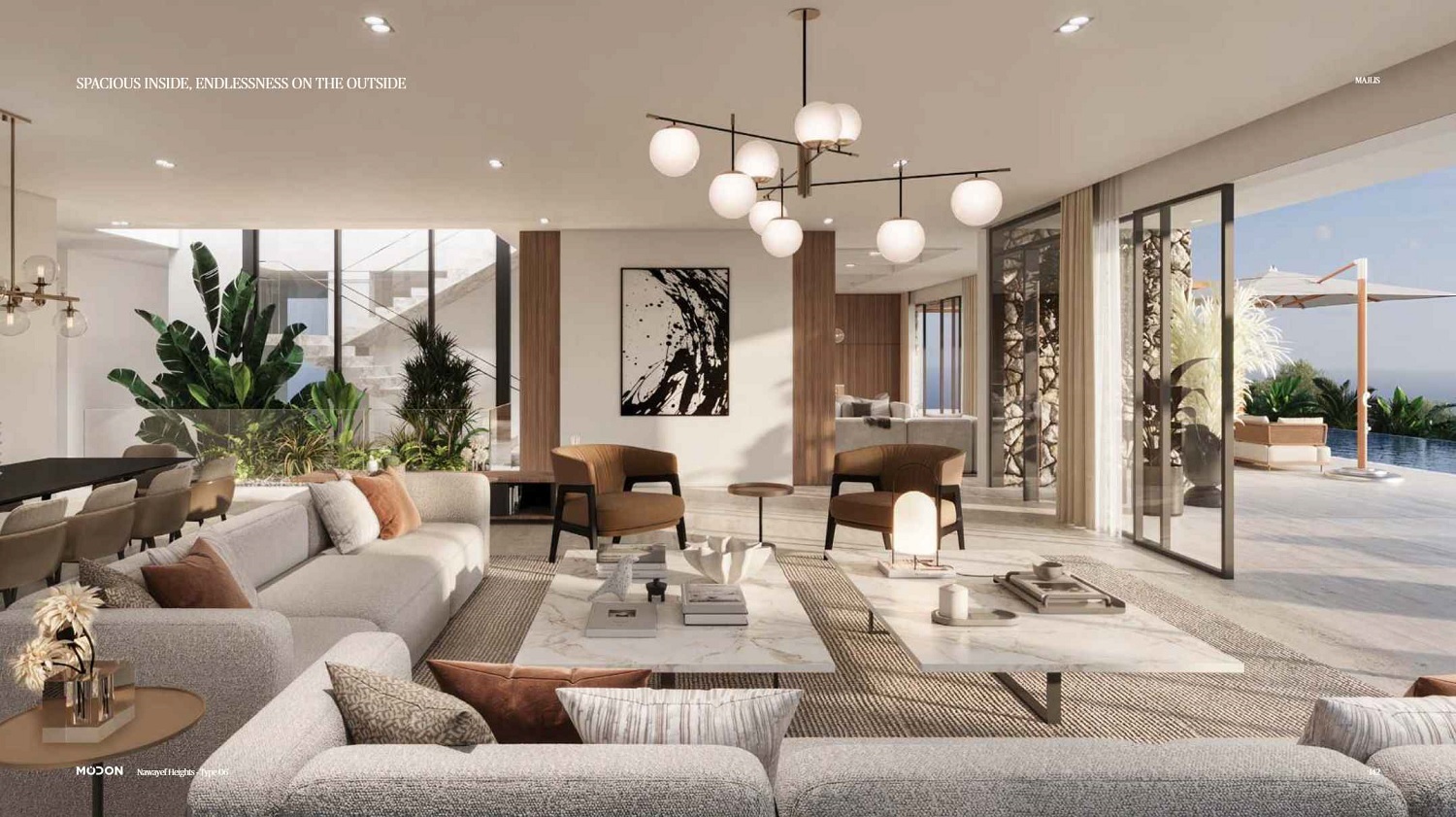 Modon Nawayef West Heights Apartment Interiors