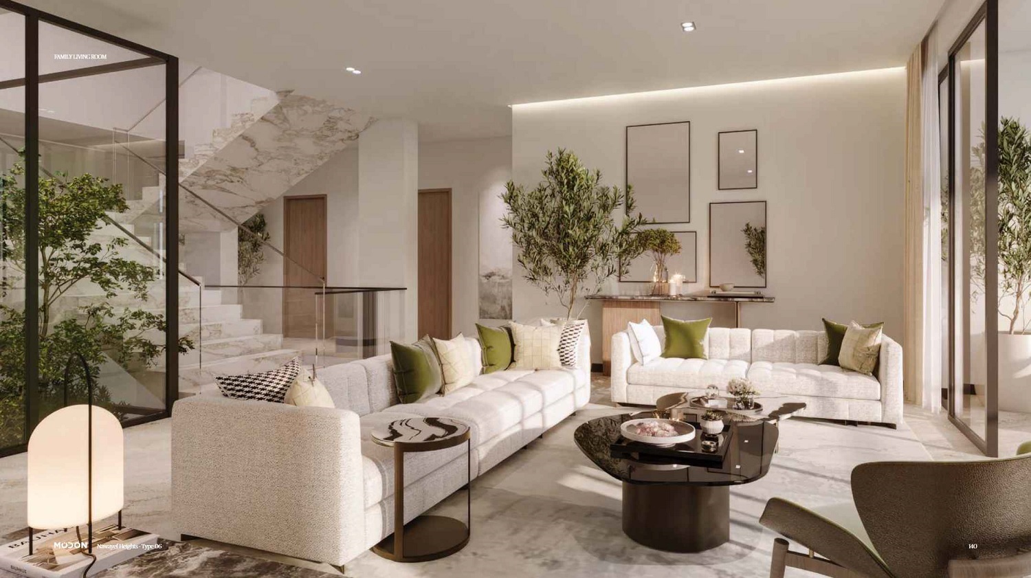 Modon Nawayef West Heights Apartment Interiors