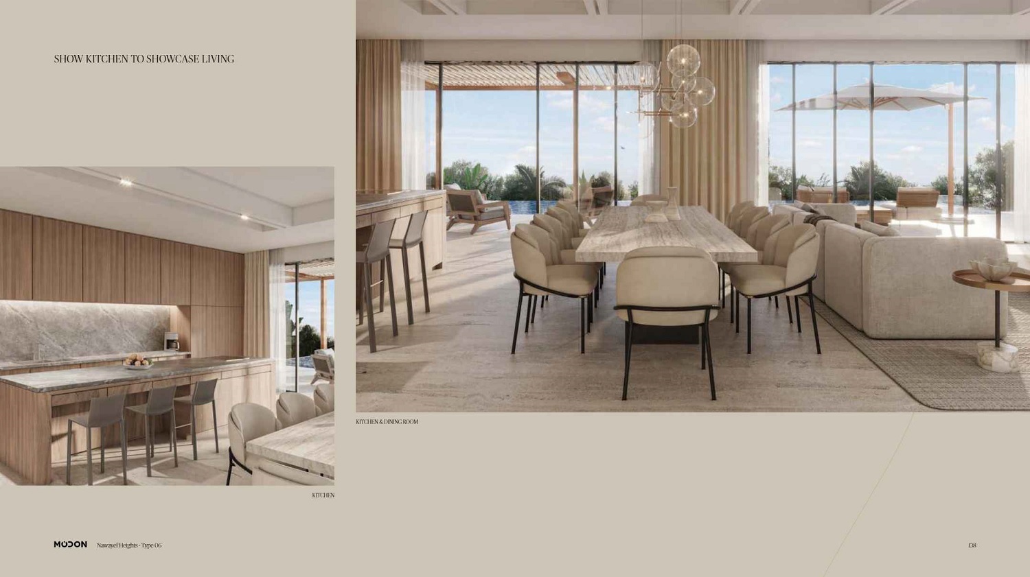 Modon Nawayef West Heights Apartment Interiors