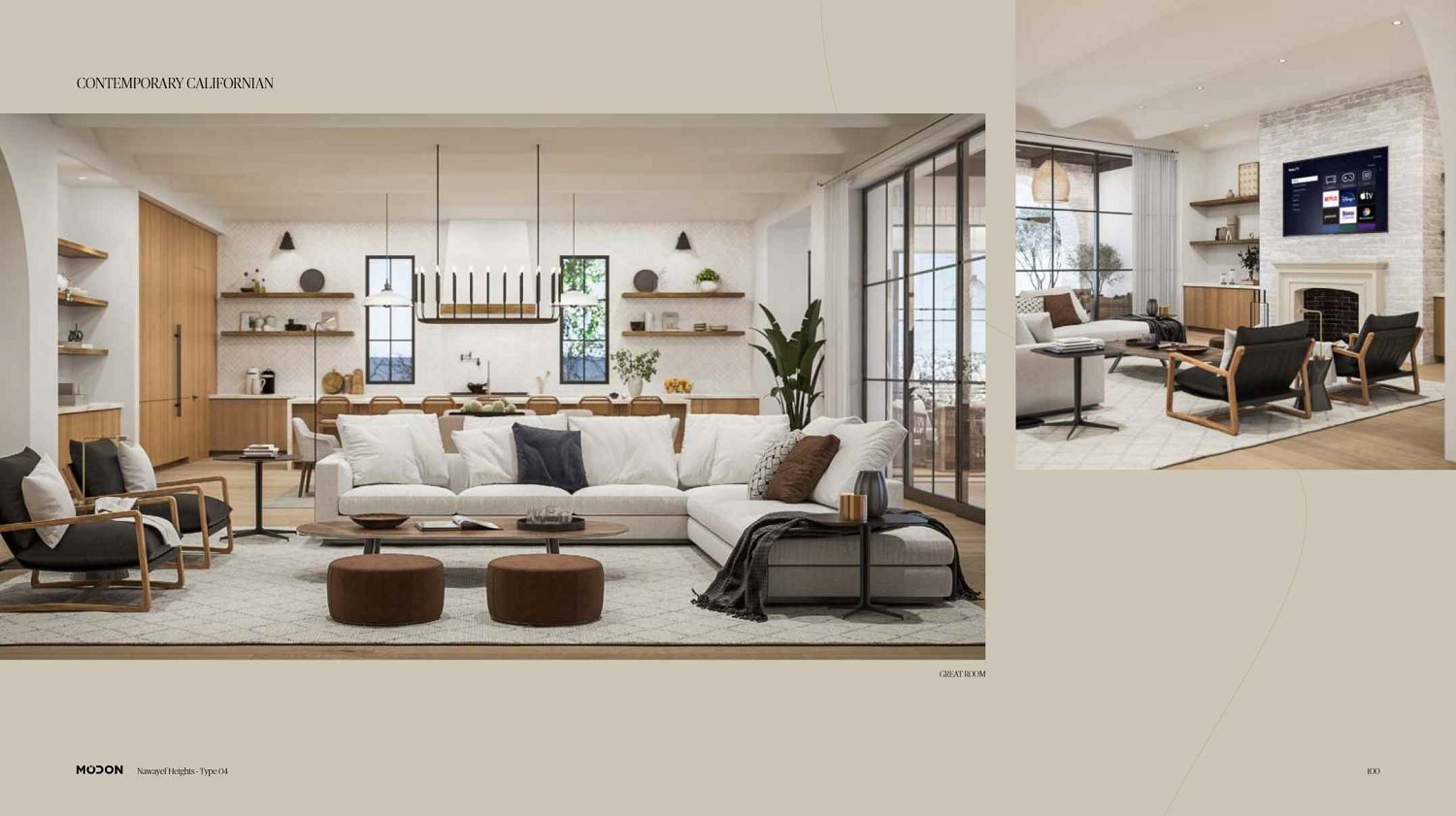 Modon Nawayef West Heights Apartment Interiors