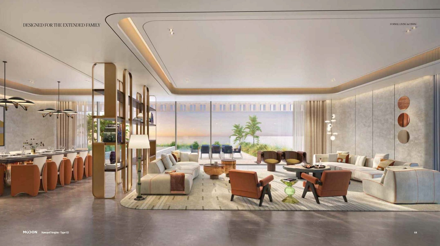 Modon Nawayef West Heights Apartment Interiors