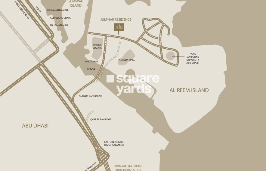 Rak Julphar Residence Location Image