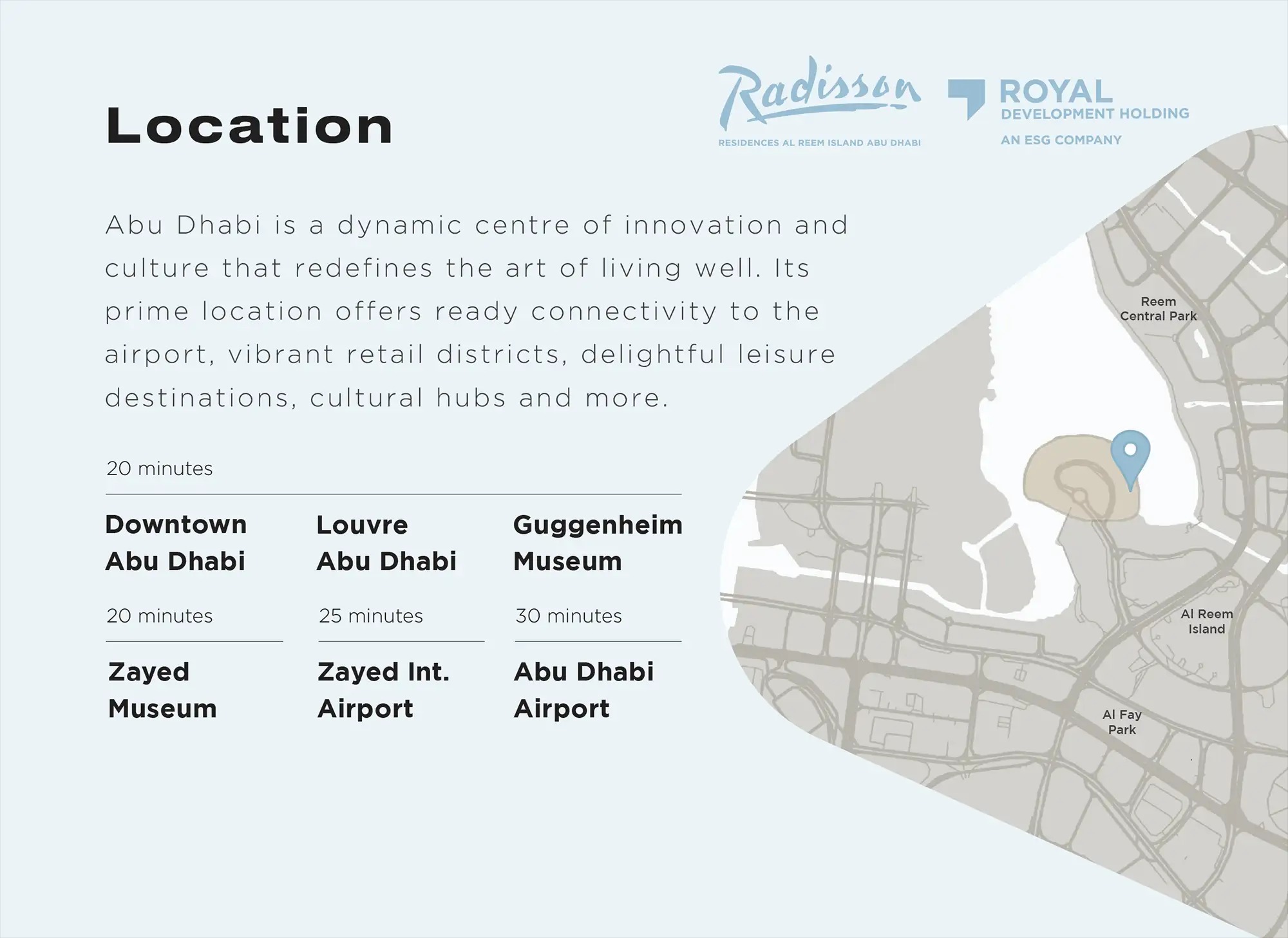 Royal Radisson Residences Location Image