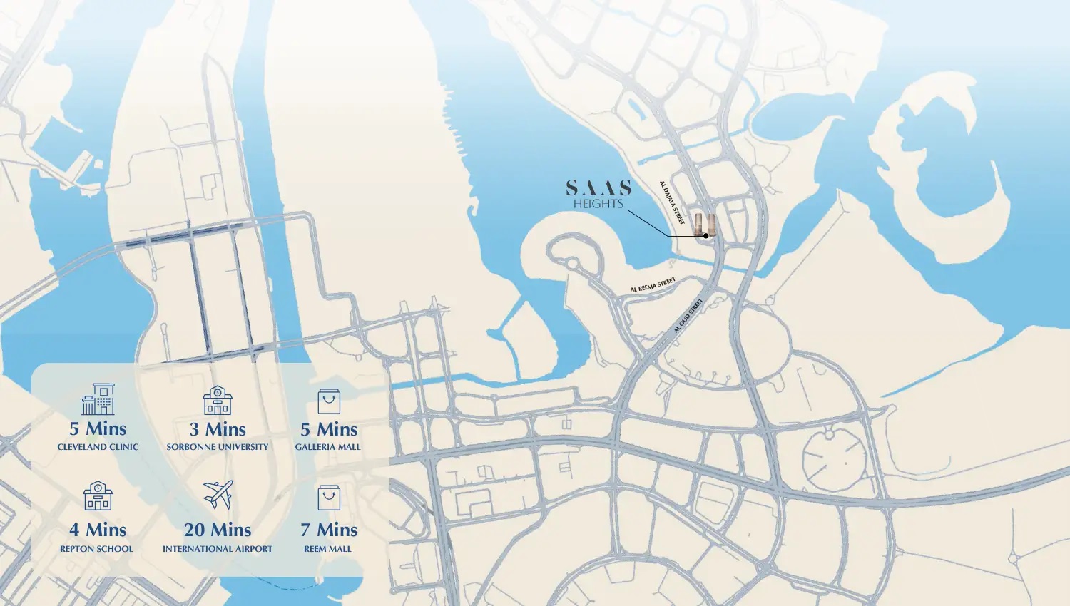 SAAS Heights Location Image