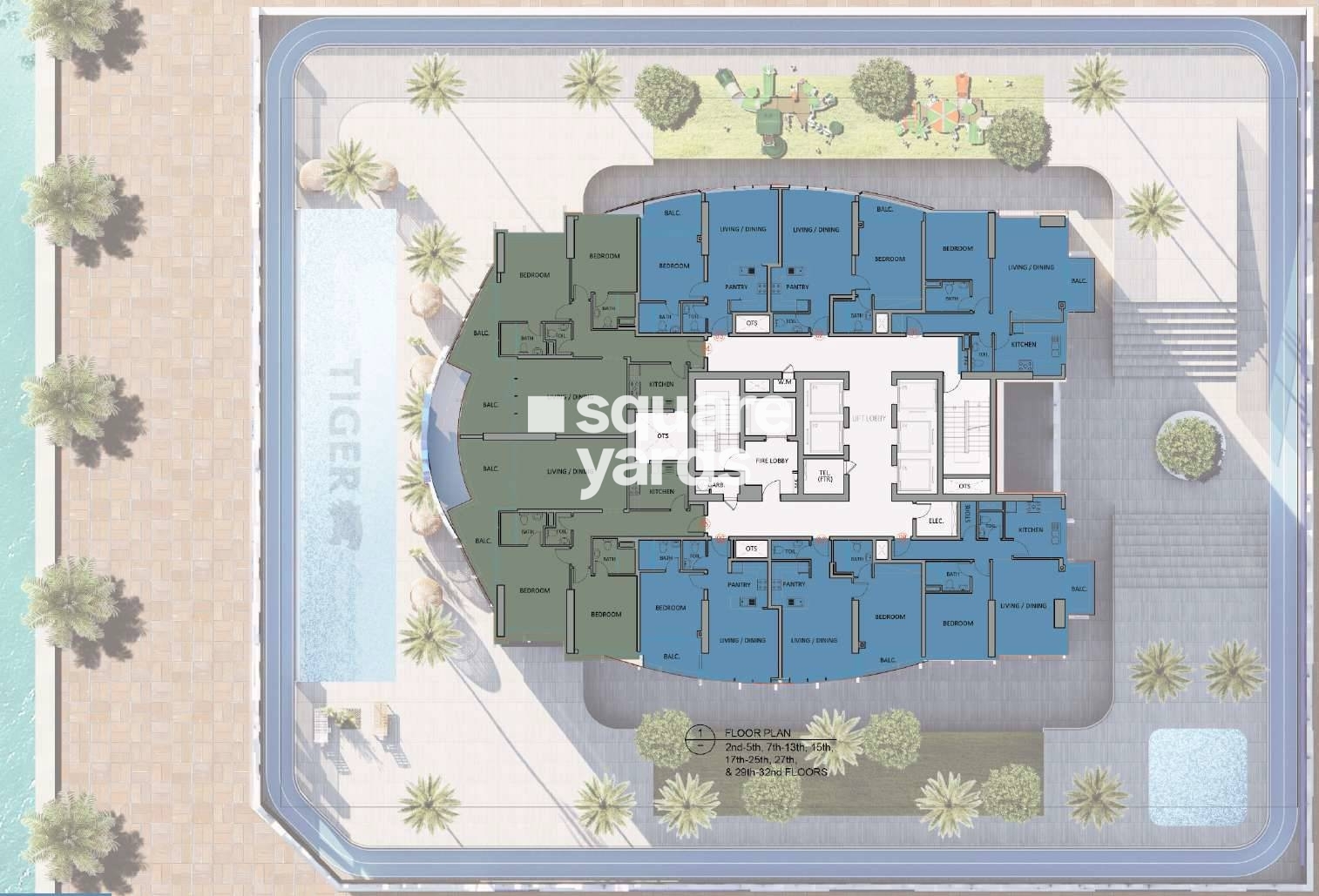 Tiger Renad Tower Floor Plans