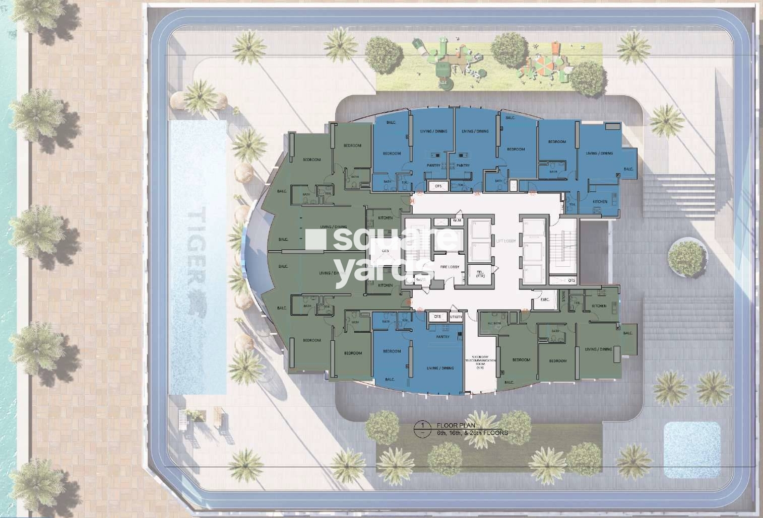 Tiger Renad Tower Floor Plans