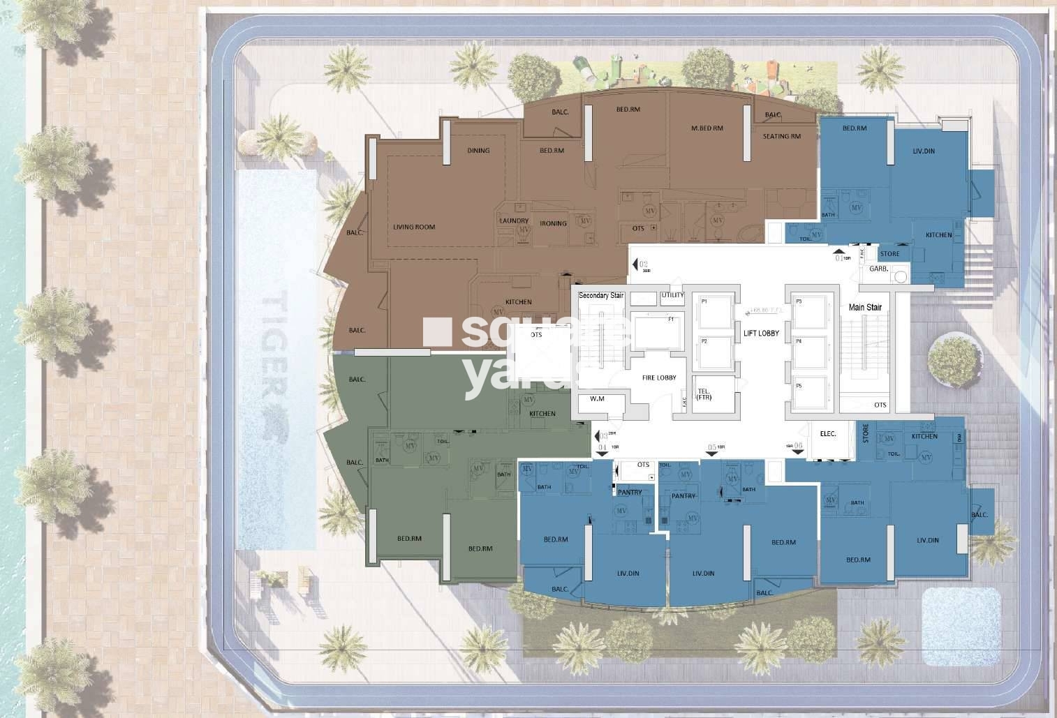 Tiger Renad Tower Floor Plans