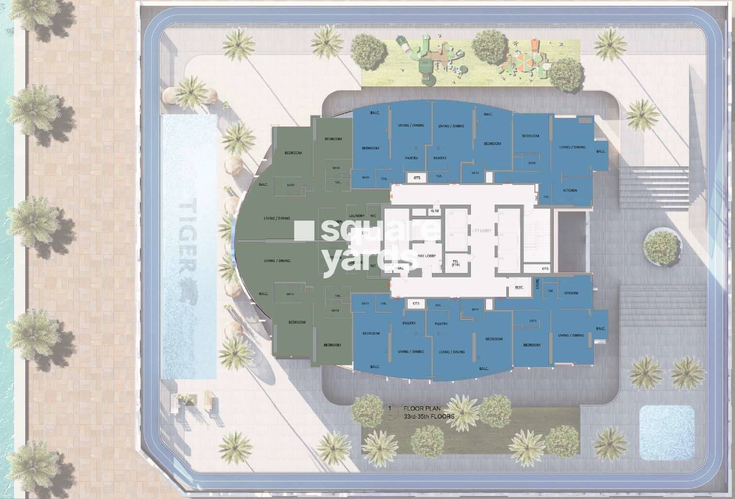 Tiger Renad Tower Floor Plans