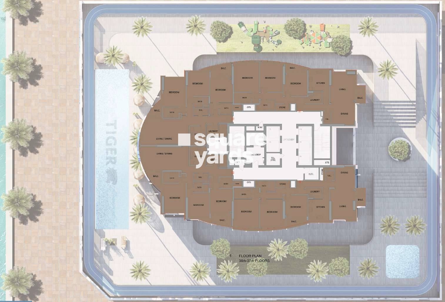 Tiger Renad Tower Floor Plans