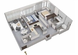 2 Beds 1297 Sq. Ft. Apartment in Aabar Lamar Residences