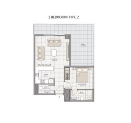 1 Bed 960 Sq. Ft. Apartment in Advanced The Icon Tower