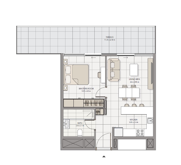 2 Beds 1428 Sq. Ft. Apartment in Advanced The Icon Tower