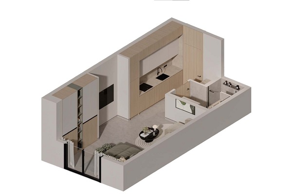 Al Reeman Gate Studio Layout