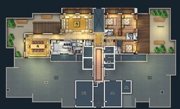 3 Beds 5490 Sq. Ft. Townhouse in Aldar Al Bateen Park