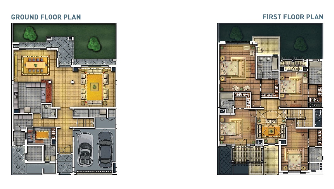 4 Beds 3046 Sq. Ft. Villa in Aldar Al Bateen Park