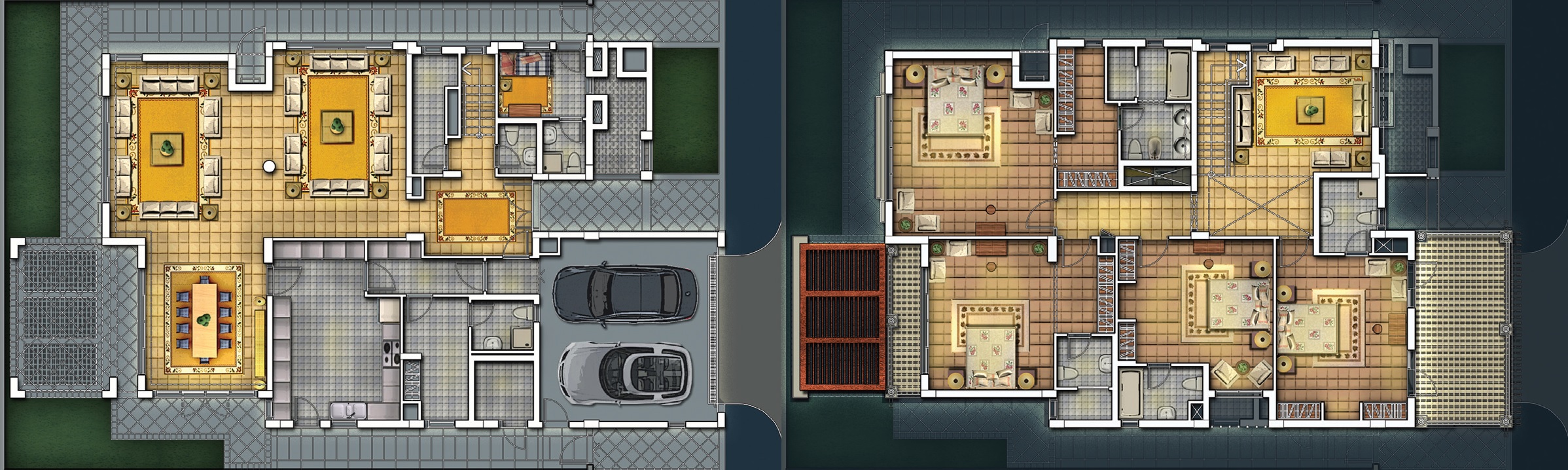 4 Beds 4273 Sq. Ft. Villa in Aldar Al Bateen Park