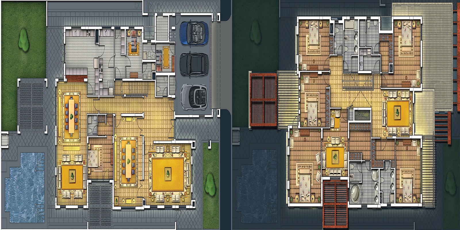 6 Beds 7599 Sq. Ft. Villa in Aldar Al Bateen Park