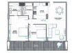 Aldar Al Hadeel 2 Beds Layout