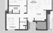 Aldar Alghadeer 2 Beds Layout