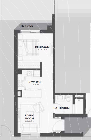 Aldar Alghadeer Studio Layout