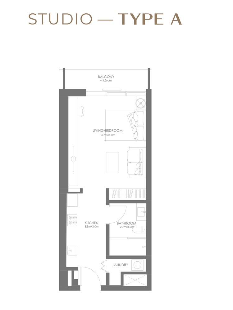 502 Sq. Ft. Studio in Aldar Grove Fountain Views