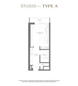 484 Sq. Ft. Studio in Aldar Grove Gallery Views