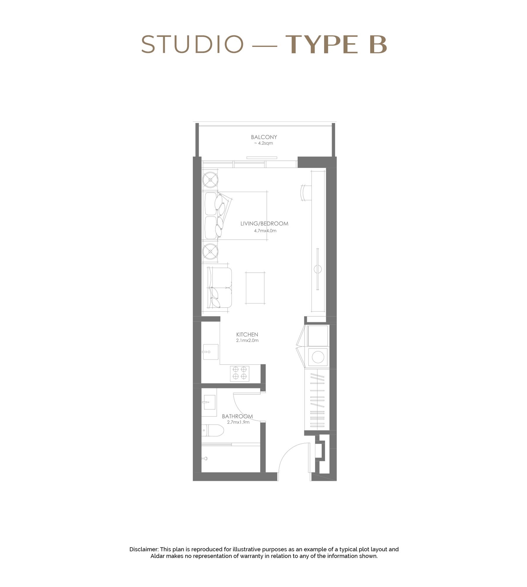 Aldar Grove Gallery Views Studio Layout