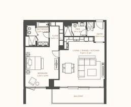 1 Bed 1593 Sq. Ft. Apartment in Aldar Mamsha Al Saadiyat