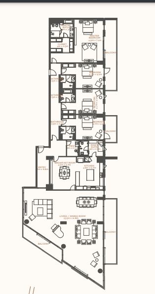 4 Beds 5737 Sq. Ft. Apartment in Aldar Mamsha Al Saadiyat